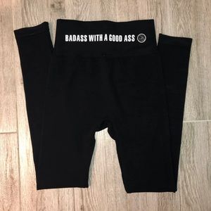 Black (Girls Who Lift) Leggings